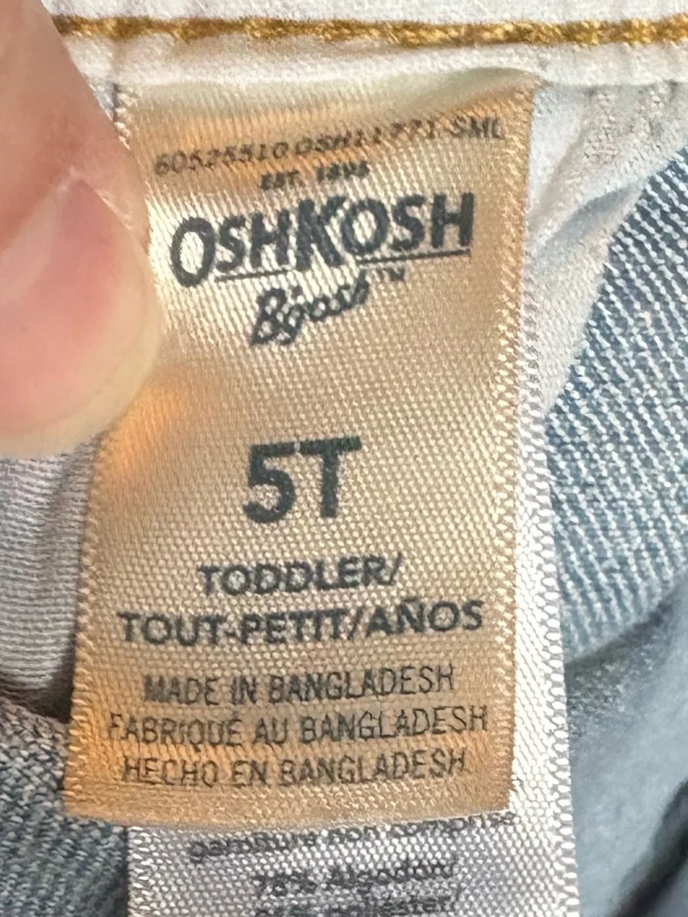OshKosh B'gosh Light Denim Toddler Overalls